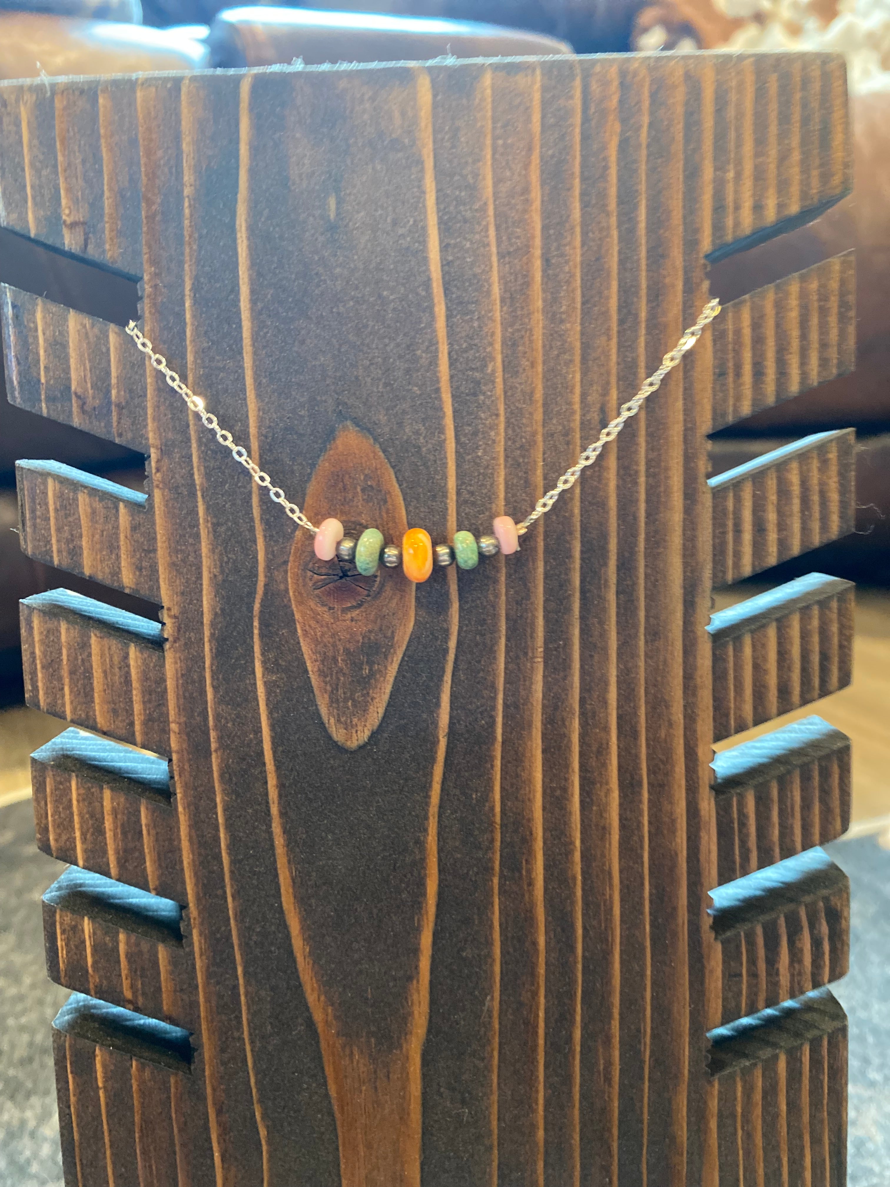 The “Faye” stacker necklace