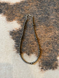 4-6 mm German silver necklace
